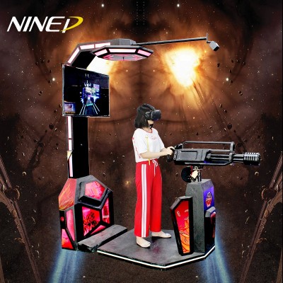 New arrivals Shopping mall earn money virtual reality game shooting vr machine equipment standing vr gun shooting game