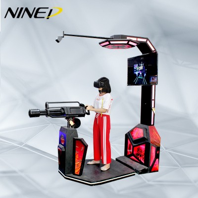 2020 new arrivals Interactive Arcade shooting simulator Gun Gatlin Shooting VR Shooting Game machine