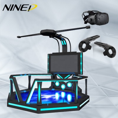 NINED virtual reality game machine 9d walker standing shooting game VR Mars Simulator