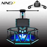 NINED Massive Interactive VR Games Walking Simulator Vr Standing Platform 9D VR Shooting Game Machine