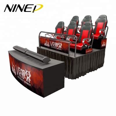 Used Cinema Equipment With Virtual Reality 3D Glasses Tank/Panda 6 Seats VR Cinema