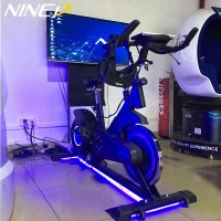 New Arrival Virtual Reality 9D VR Fitness Bicycle With 9D Games In Gym