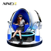 Full HD Virtual Reality Electric 3 Seats 360 Degree Egg 9d VR Cinema Simulator